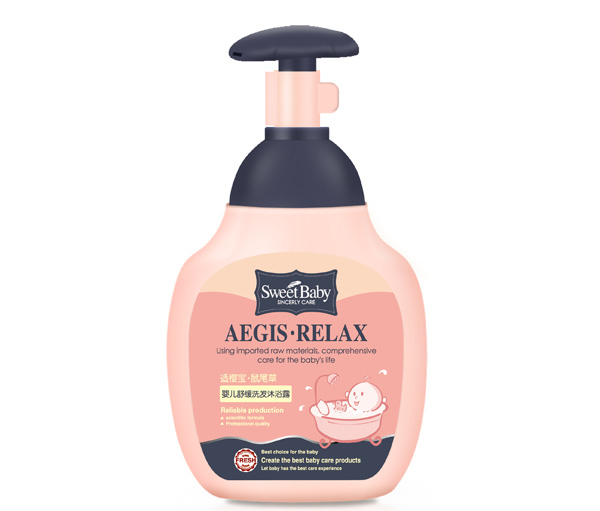 新適櫻寶鼠尾草yinge舒緩洗發(fā)沐浴露220ml