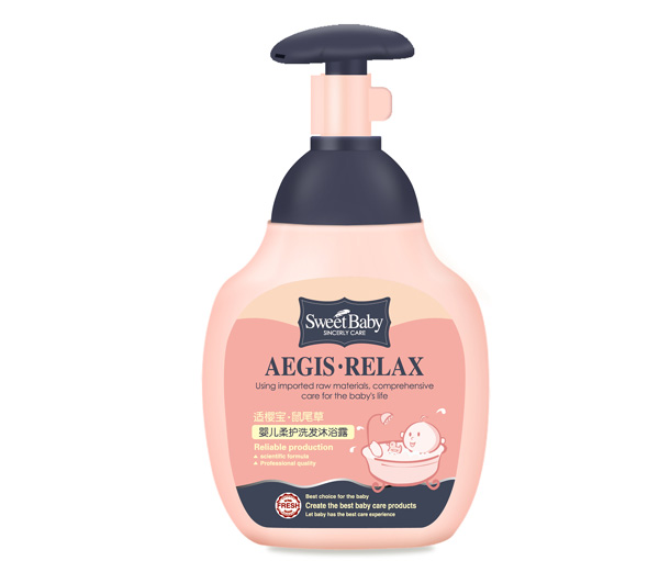 新適櫻寶鼠尾草yinge柔護洗發(fā)沐浴露330ml