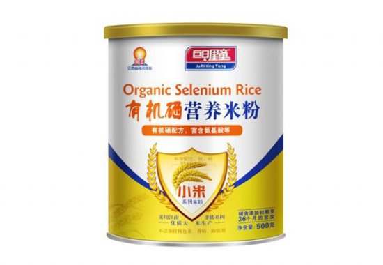 巨日星童小米型有機(jī)硒營(yíng)養(yǎng)米粉(聽裝)