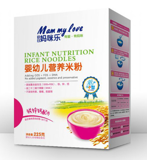 巨日媽咪樂yingye鐵鋅鈣配方營養(yǎng)米粉(盒裝)