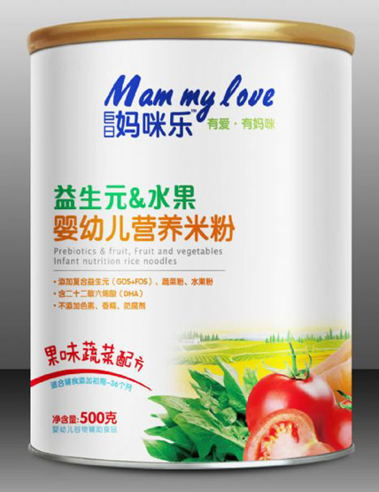 巨日媽咪樂益生元水果yingye營養(yǎng)米粉果味蔬菜配方