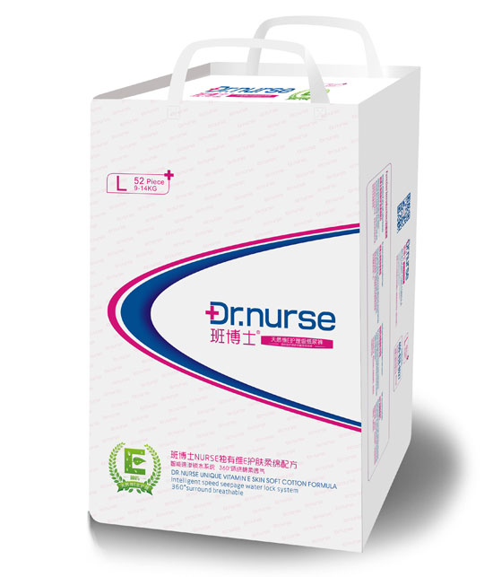 班博士天然維E護(hù)理級紙尿褲L碼52片大包