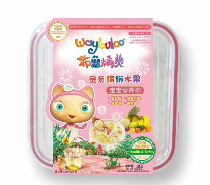 布魯精靈金裝繽紛水果寶寶營養(yǎng)粥
