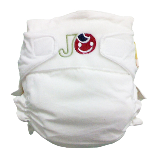 巧爸比純棉防尿褲白色背面