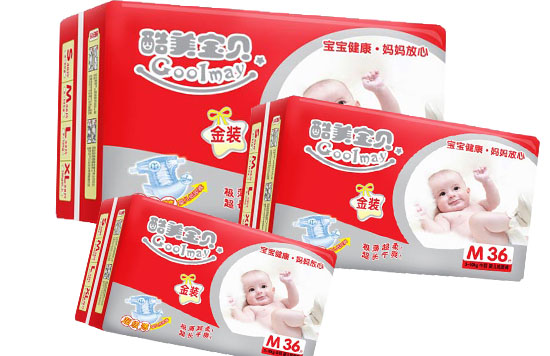 酷美寶貝金裝超極薄yinge紙尿褲