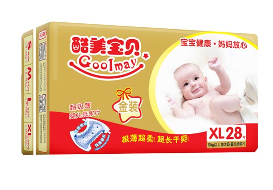 酷美寶貝金裝超極薄yinge紙尿片