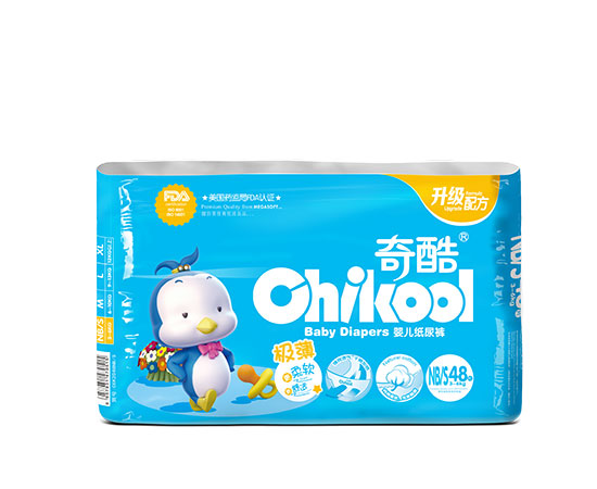 奇酷極薄柔軟紙尿褲NBS48(大包裝)