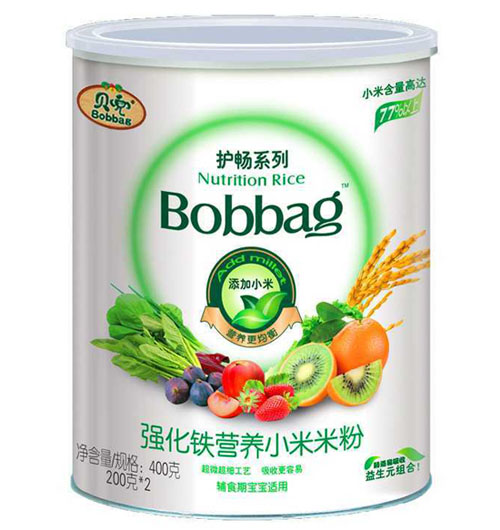 貝兜強化鐵營養(yǎng)小米米粉