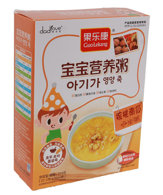 果樂康核桃南瓜小米營養(yǎng)粥