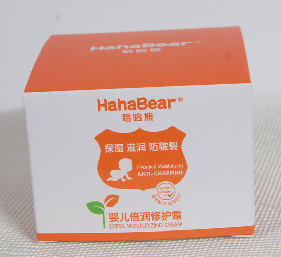 哈哈熊yinge倍潤(rùn)修護(hù)霜外盒