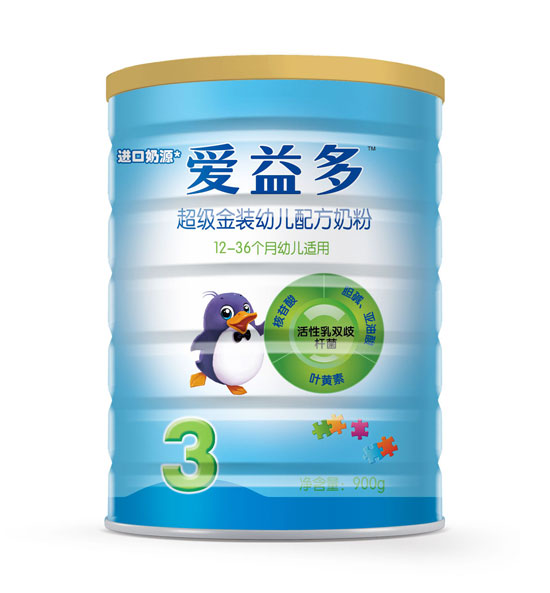 愛益多超級金裝youe奶粉3段900g