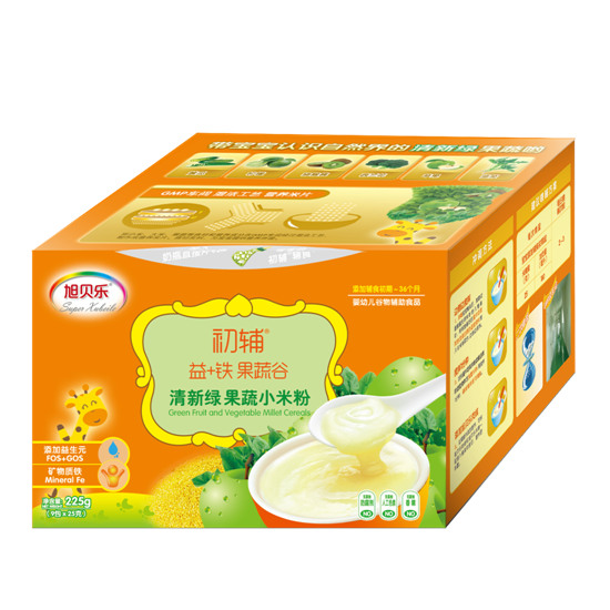 初輔清新綠果蔬小米粉