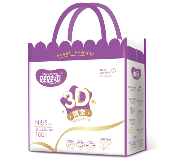 娃娃爽3D薄寵yinge紙尿褲-禮品裝S100