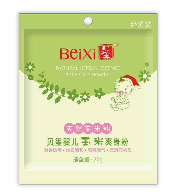 貝璽yinge玉米爽身粉經(jīng)濟袋裝