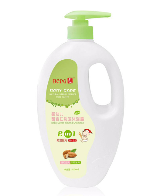 貝璽yingye甜杏仁洗發(fā)沐浴露