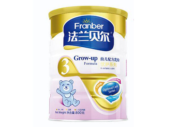 法蘭貝爾優(yōu)護(hù)yingye配方奶粉三段800g聽裝