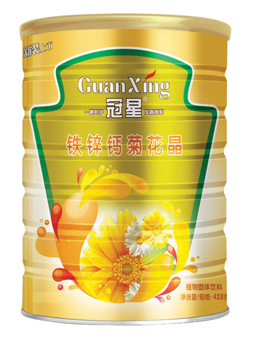 冠星鈣鐵鋅菊花晶428克聽(tīng)裝