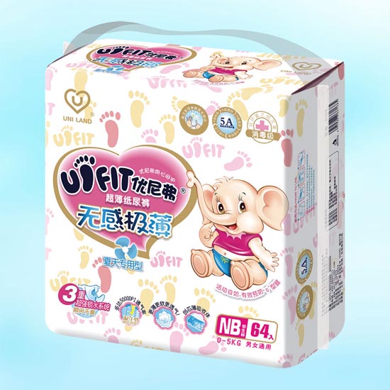 優(yōu)尼弗無(wú)感極薄yinge紙尿褲NB碼64入