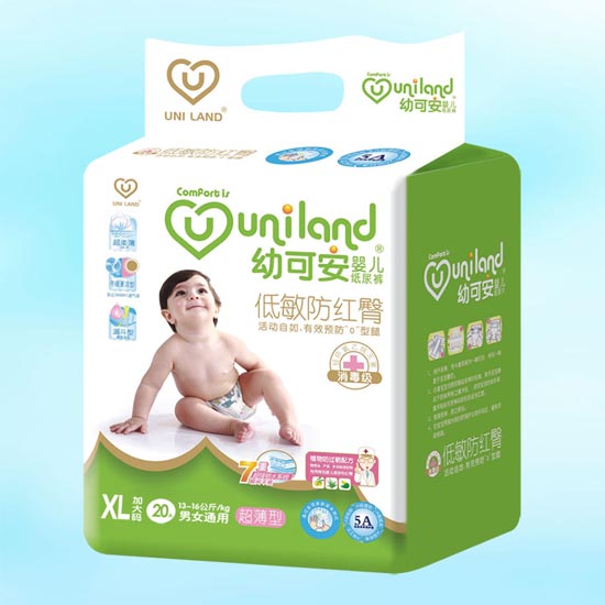 幼可安超薄嬰兒紙尿褲XL碼20入