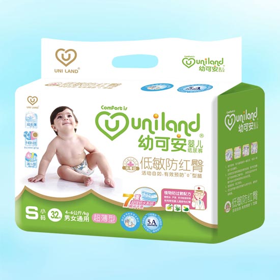 幼可安超薄嬰兒紙尿褲S碼32入