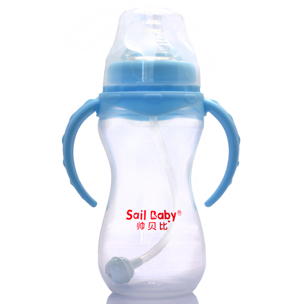 帥貝比奶瓶270ML酷炫-藍