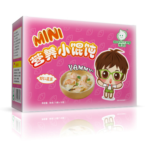 麥聰營養(yǎng)小餛飩蝦仁蔬菜1