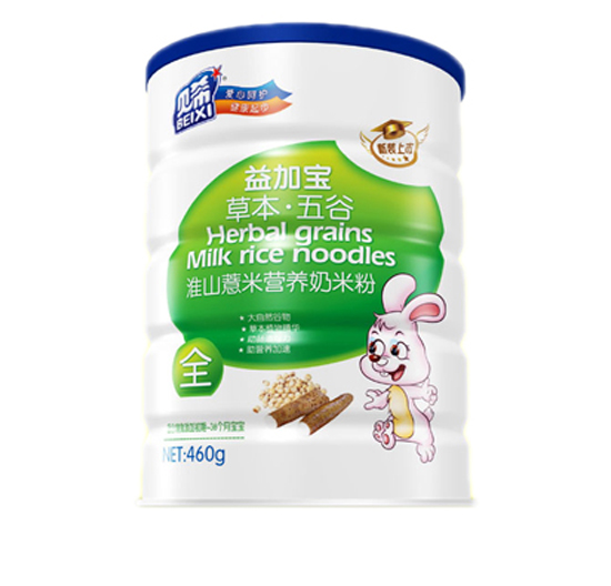 貝希益加寶草本五谷米粉聽裝-淮山薏米配方