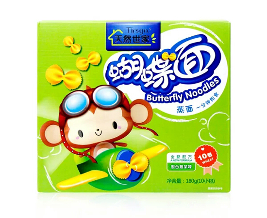 天然世家混合蔬菜味蝴蝶面