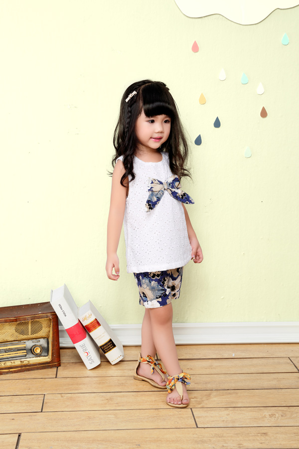 小狗巴納女寶寶背心套裝