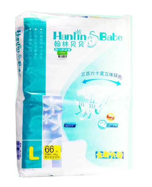 翰林貝貝大包裝尿褲L66片