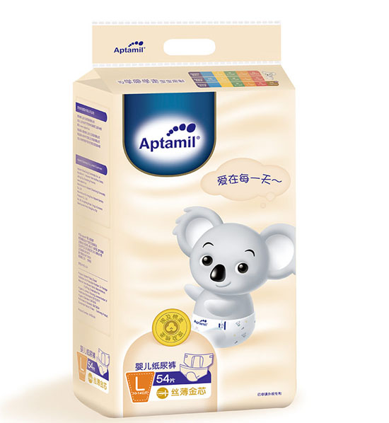 愛他美絲薄金芯紙尿褲l碼54片