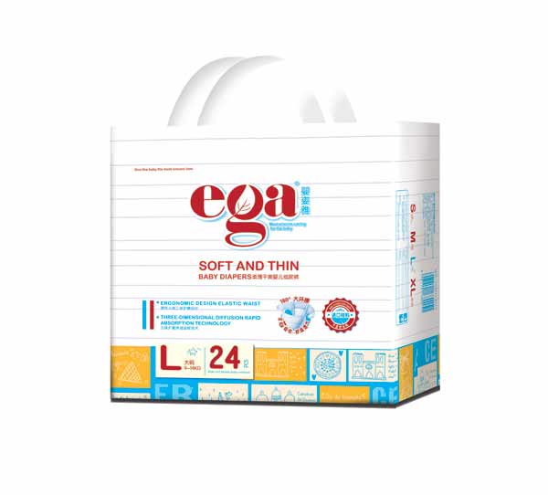 嬰姿雅柔薄干爽yinge紙尿褲小包L24片(藍(lán))