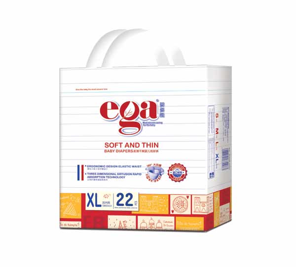 嬰姿雅柔薄干爽yinge紙尿褲小包XL22片(紅)