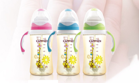 卡比恩PPSU奶瓶300ml-配磨砂實感奶嘴