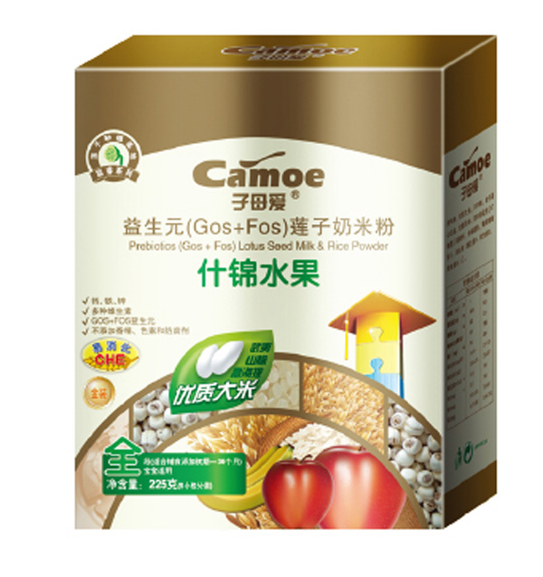 子母愛yingy益生元蓮子奶米粉什錦水果盒裝