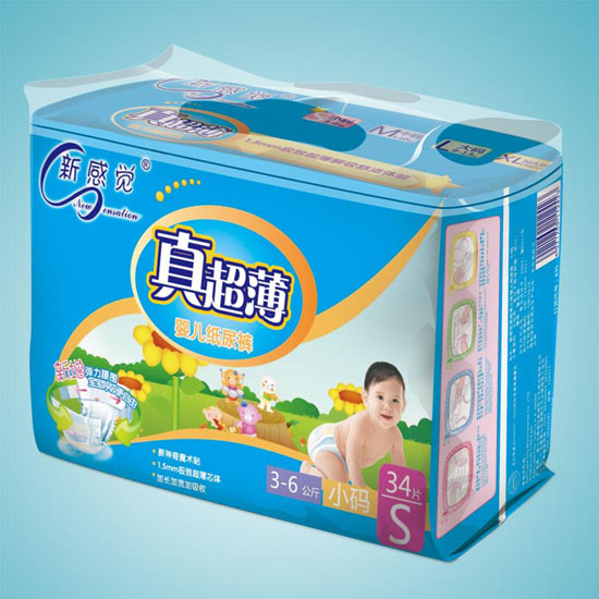 新感覺真超薄yinge紙尿褲S碼34片