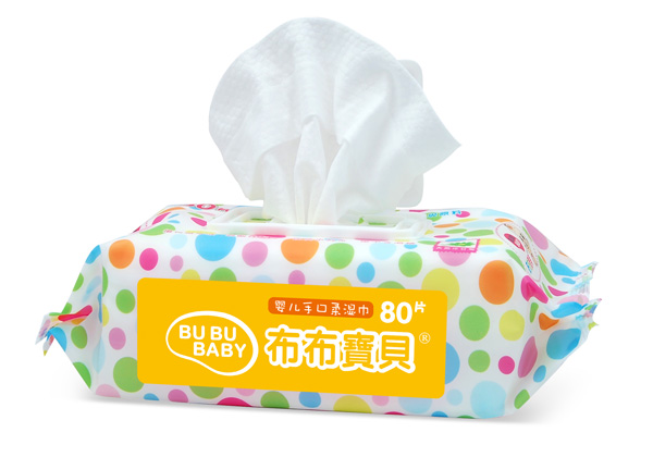 布布寶貝yinge手口柔濕巾黃色側(cè)