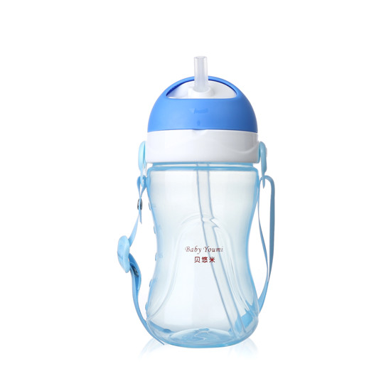 貝悠米背帶嬰童水杯藍(lán)色