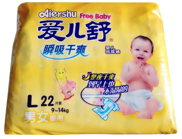 愛兒舒yinge紙尿褲L22片