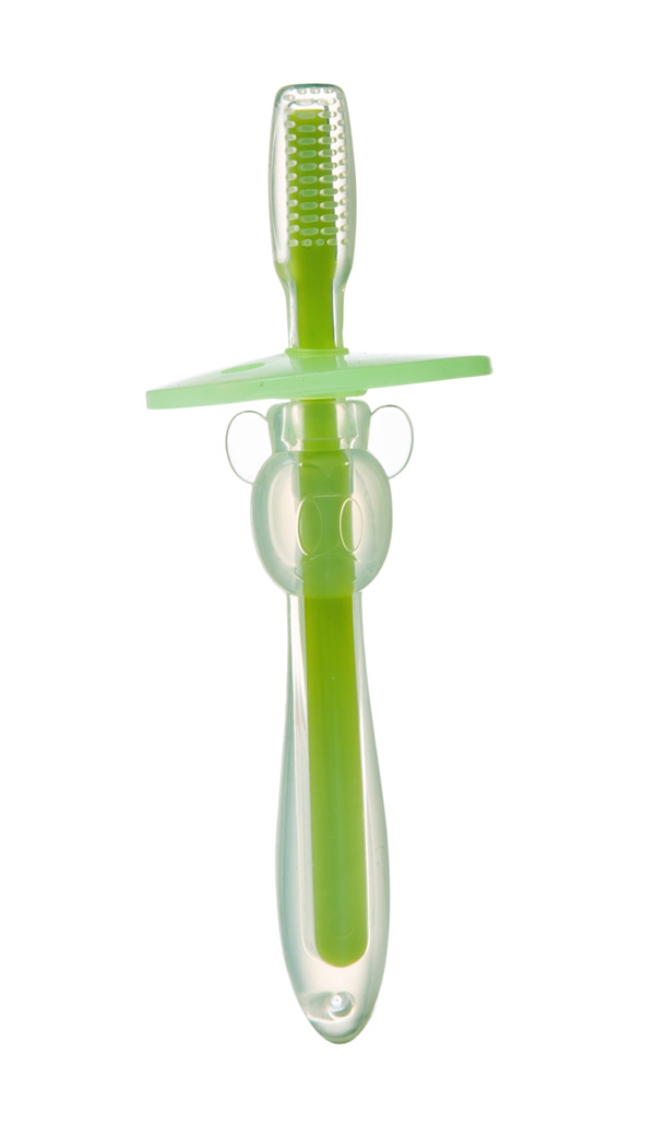 小孩國帶擋嘴板yinge全硅膠牙刷