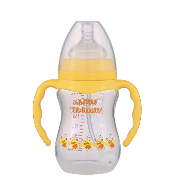 小孩國寬口自動弧形PP安全奶瓶210 ML