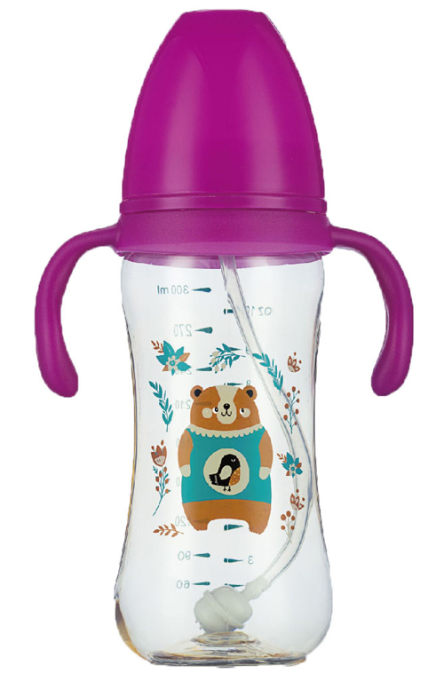 紐優(yōu)德國巴斯夫PPSU奶瓶300ml枚紅色