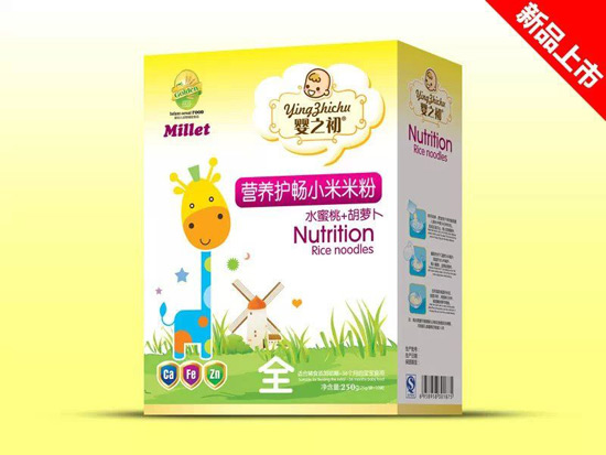 嬰之初水蜜桃+胡蘿卜護(hù)暢營養(yǎng)米粉