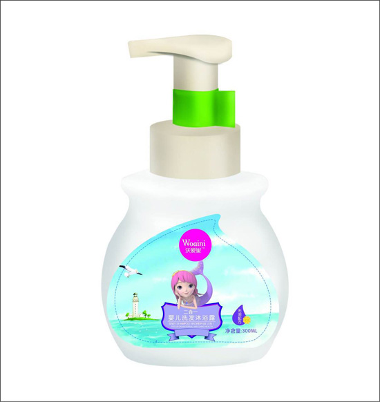沃愛妮二合一嬰兒洗發(fā)沐浴露300ml