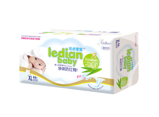 樂點(diǎn)寶寶凈味防紅臀尿褲XL46片