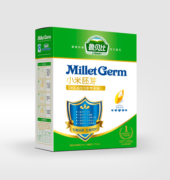 魯貝比小米胚芽DHA益生元盒裝