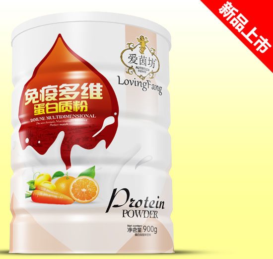 愛茵坊鐵鋅鈣蛋白質(zhì)粉鐵聽900g