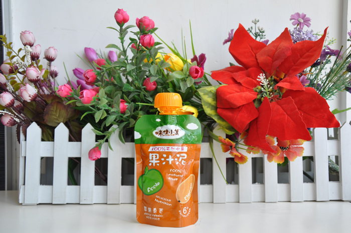 味佳小美嬰幼兒果汁泥蘋果香芒