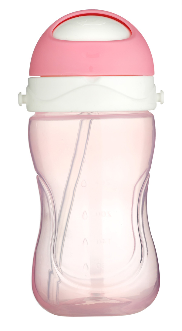 小蘋(píng)果吸管水杯 紅