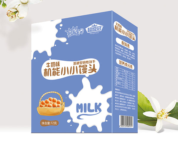 冠軍寶貝超級冠牛奶味機能小小饅頭